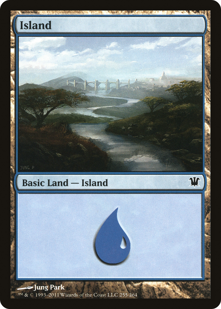 Island (255) [Innistrad] Foil