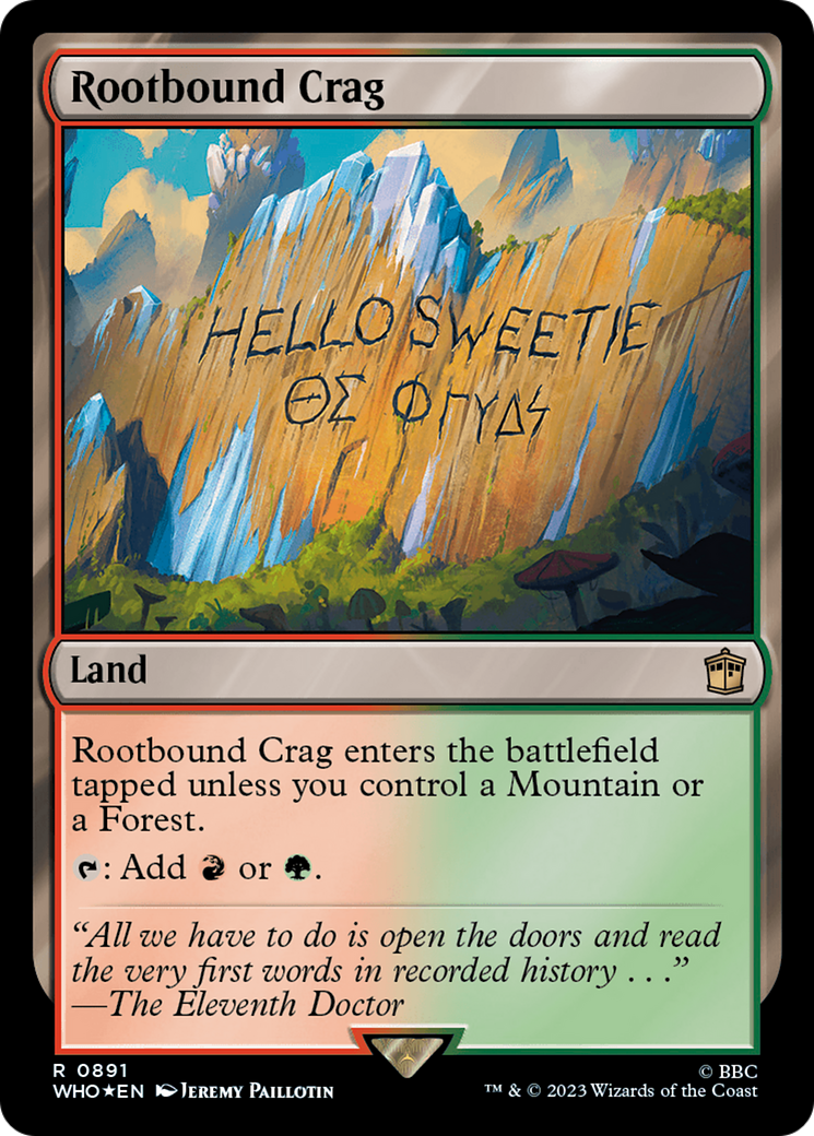 Rootbound Crag (891) Foil - Doctor Who