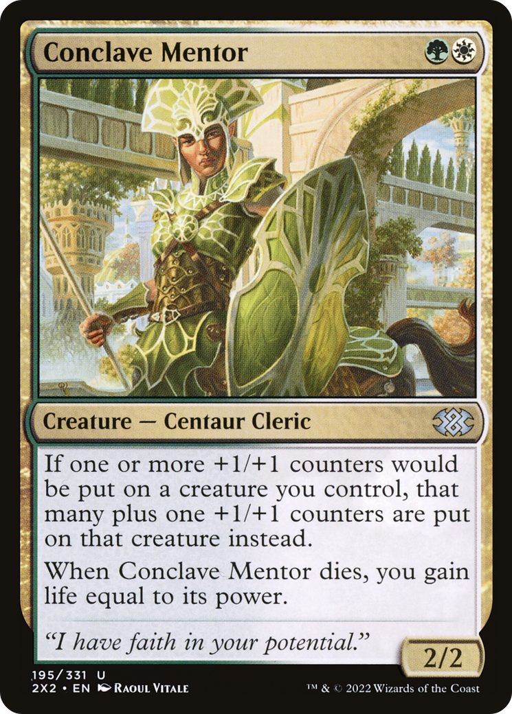 Conclave Mentor [Double Masters 2022] | Silver Goblin