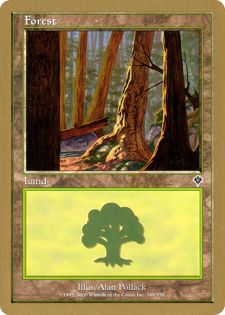 Forest (348) - 2001 Jan Tomcani (INV) (Retro) - World Championship Decks 2001