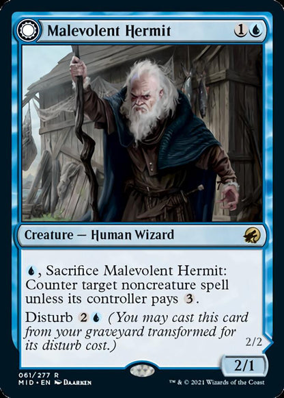 Malevolent Hermit (061) - Innistrad: Midnight Hunt