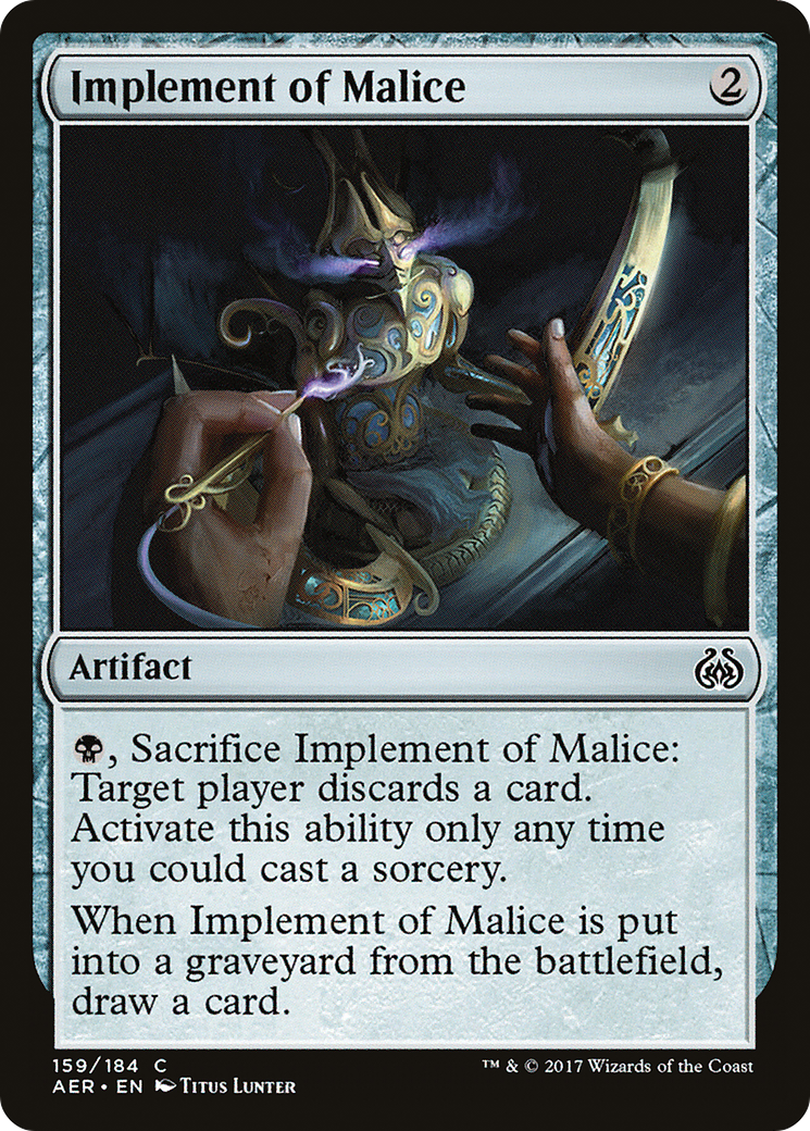 Implement of Malice (159) Foil - Aether Revolt