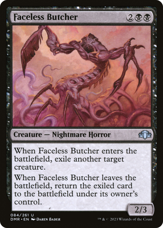 Faceless Butcher [Dominaria Remastered] Foil