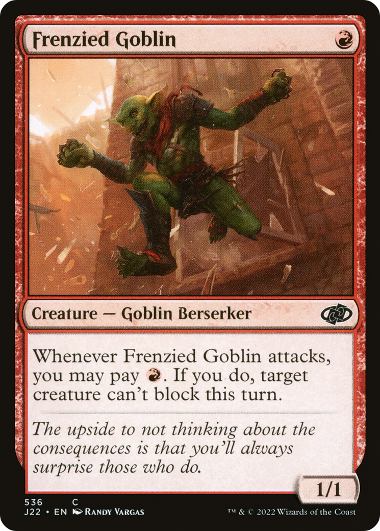 Frenzied Goblin (536) - Jumpstart 2022