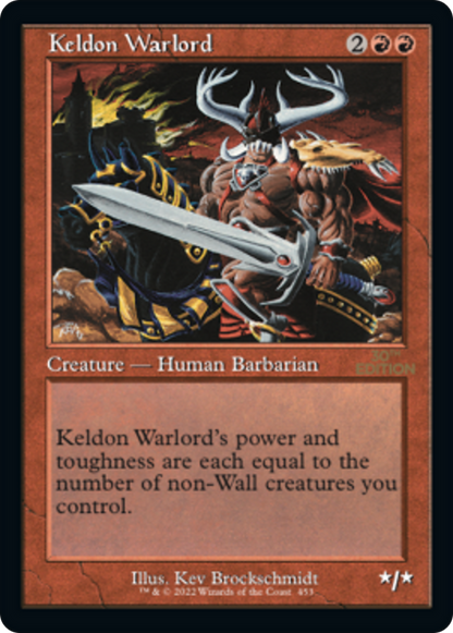 Keldon Warlord (Retro) (453) - 30th Anniversary Edition