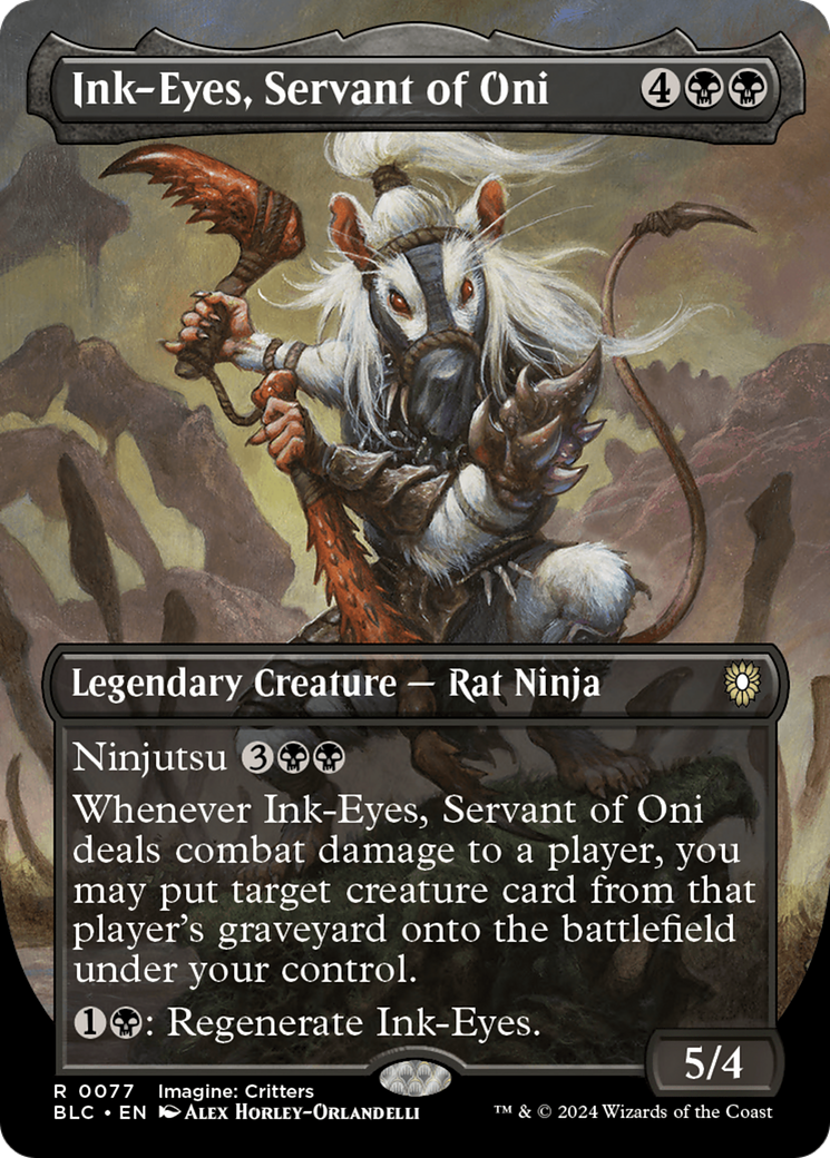 Ink-Eyes, Servant of Oni(Borderless) (077)