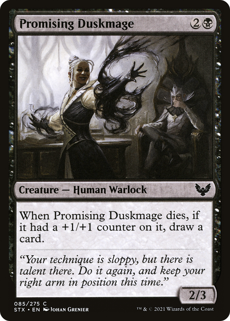 Promising Duskmage (085) - Strixhaven: School of Mages