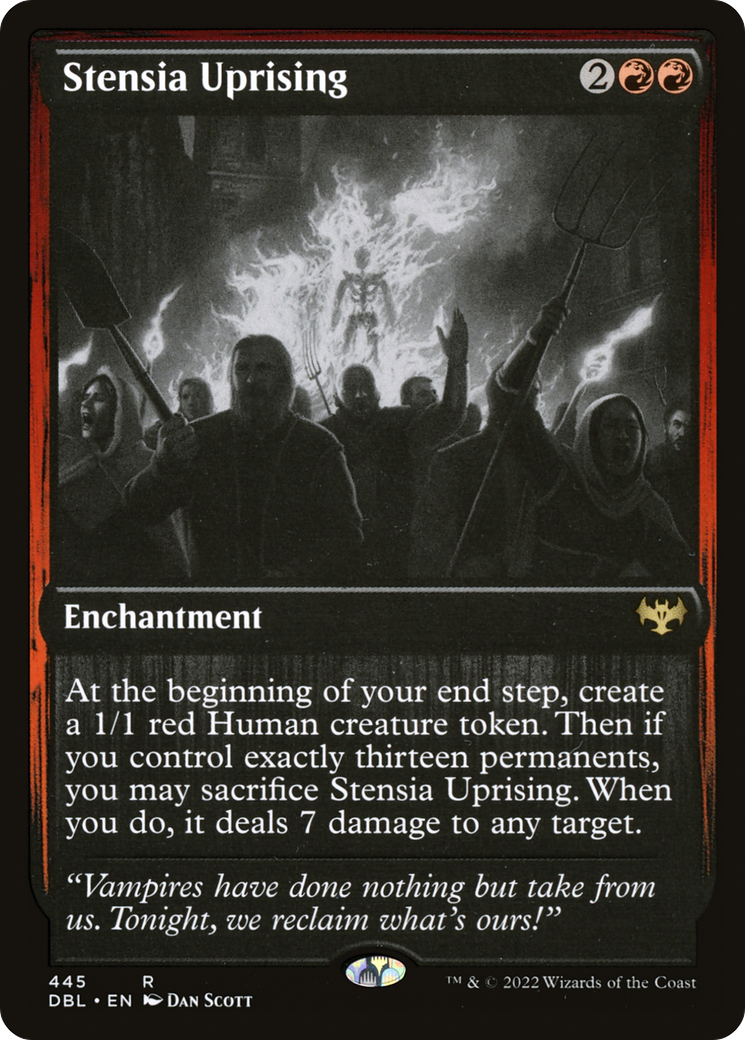 Stensia Uprising (445) Foil - Innistrad: Double Feature