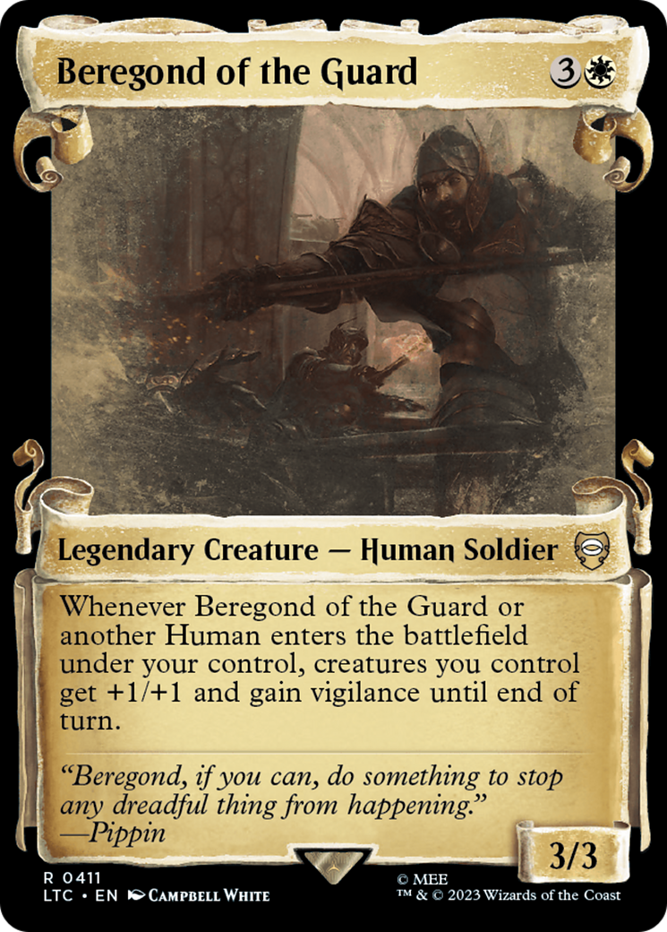 Beregond of the Guard (Showcase) (411) Foil - Tales of Middle-earth Commander