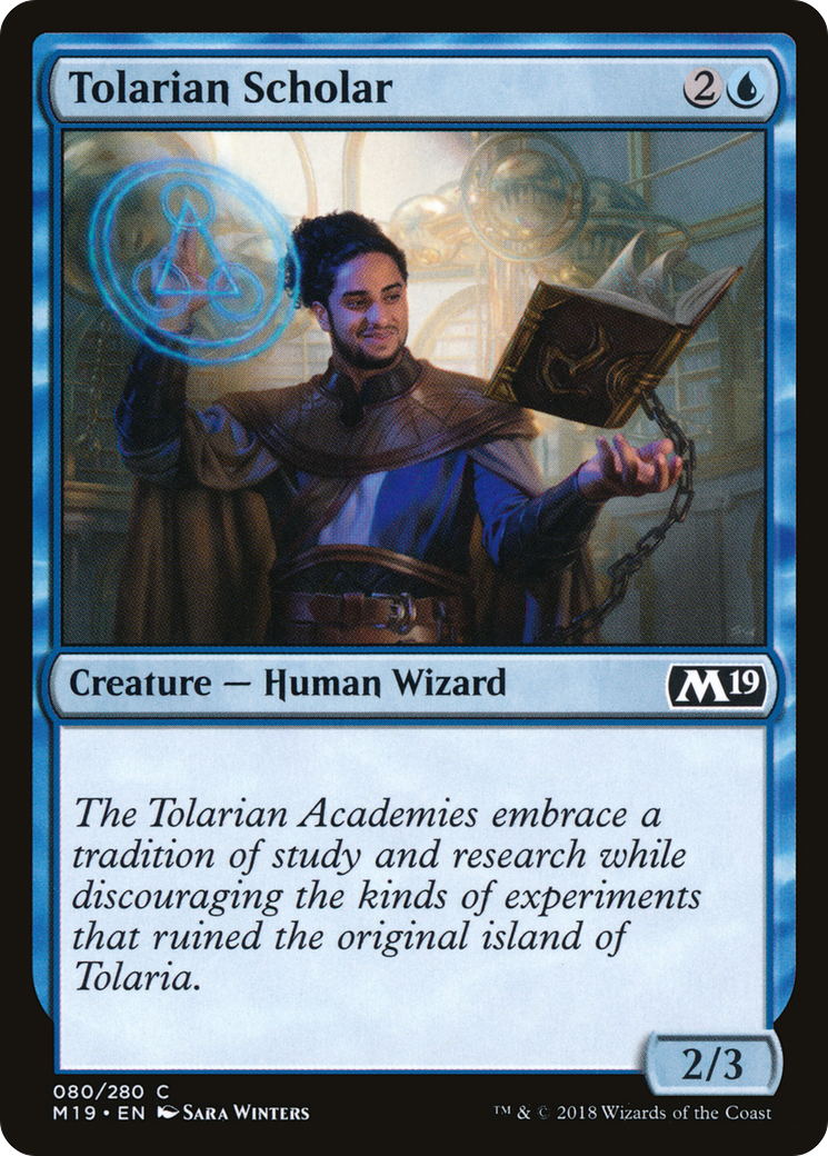 Tolarian Scholar (080) Foil - Core Set 2019