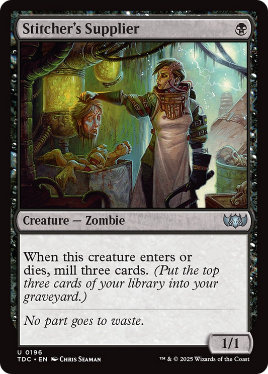 Stitcher's Supplier (196) - Commander: Tarkir: Dragonstorm