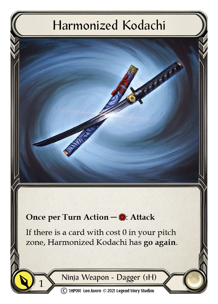 Harmonized Kodachi (Left) [1HP091] (History Pack 1) | Silver Goblin