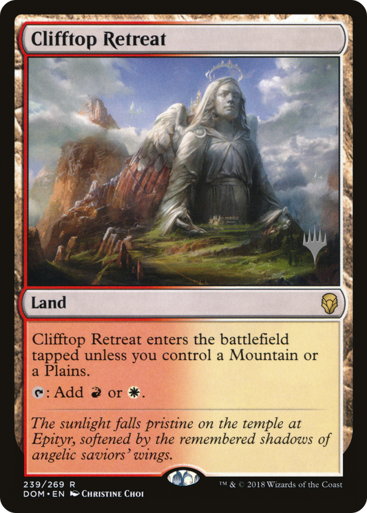 Clifftop Retreat (Promo Pack) [Dominaria Promos] Foil