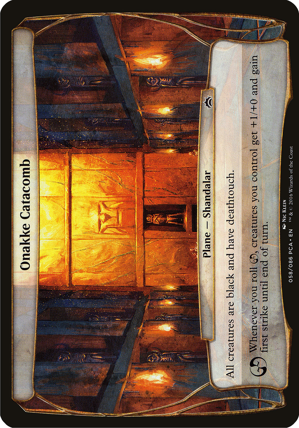 Onakke Catacomb (Planechase Anthology) - Planechase Anthology Planes