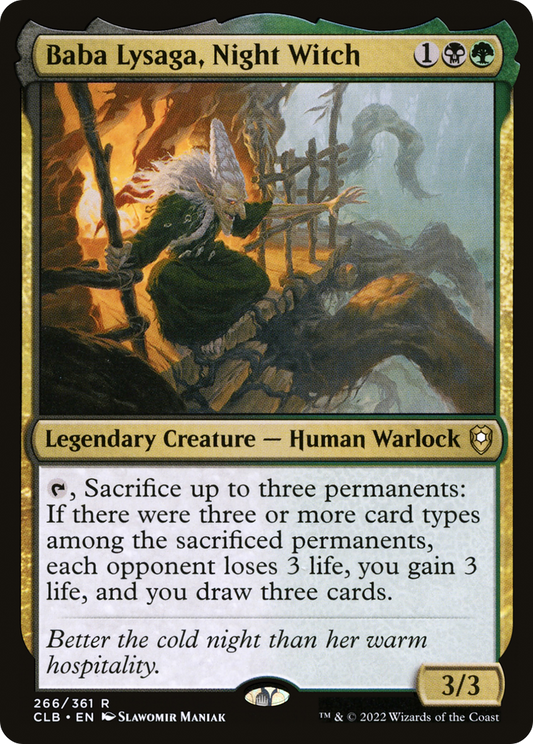 Baba Lysaga, Night Witch (266) - Commander Legends: Battle for Baldur's Gate