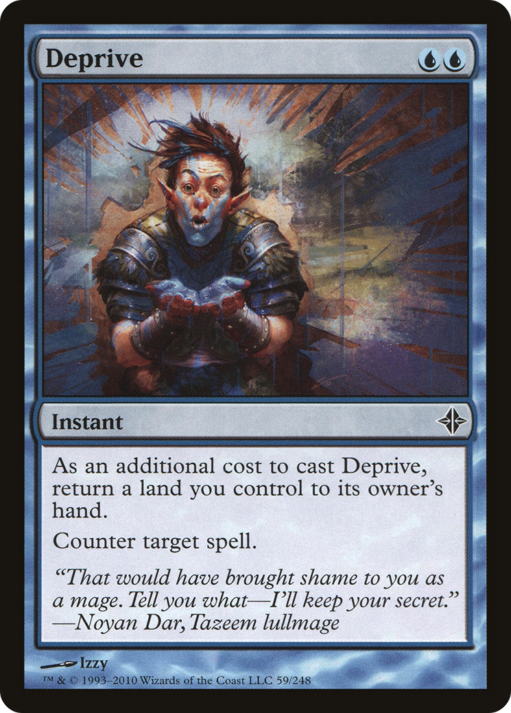 Deprive (059) Foil - Rise of the Eldrazi