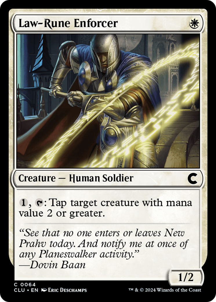 Law-Rune Enforcer (064) - Ravnica: Clue Edition
