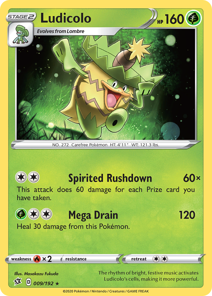 Ludicolo (009/192) [Sword & Shield: Rebel Clash] | Silver Goblin