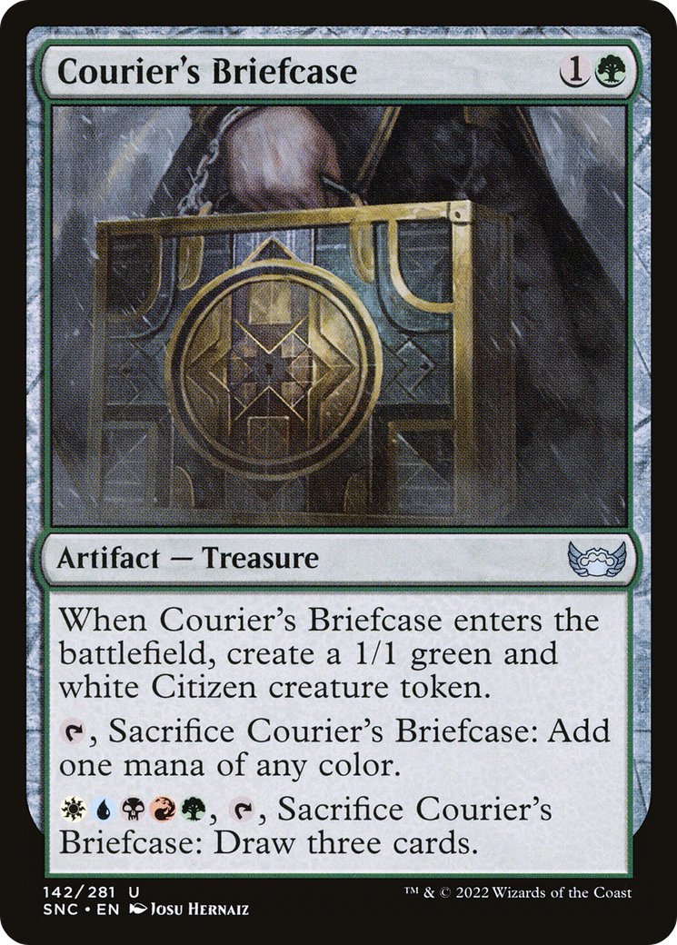 Courier's Briefcase (142) Foil - Streets of New Capenna