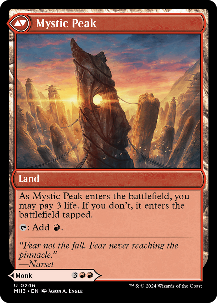 Pinnacle Monk (246) Foil - Modern Horizons 3
