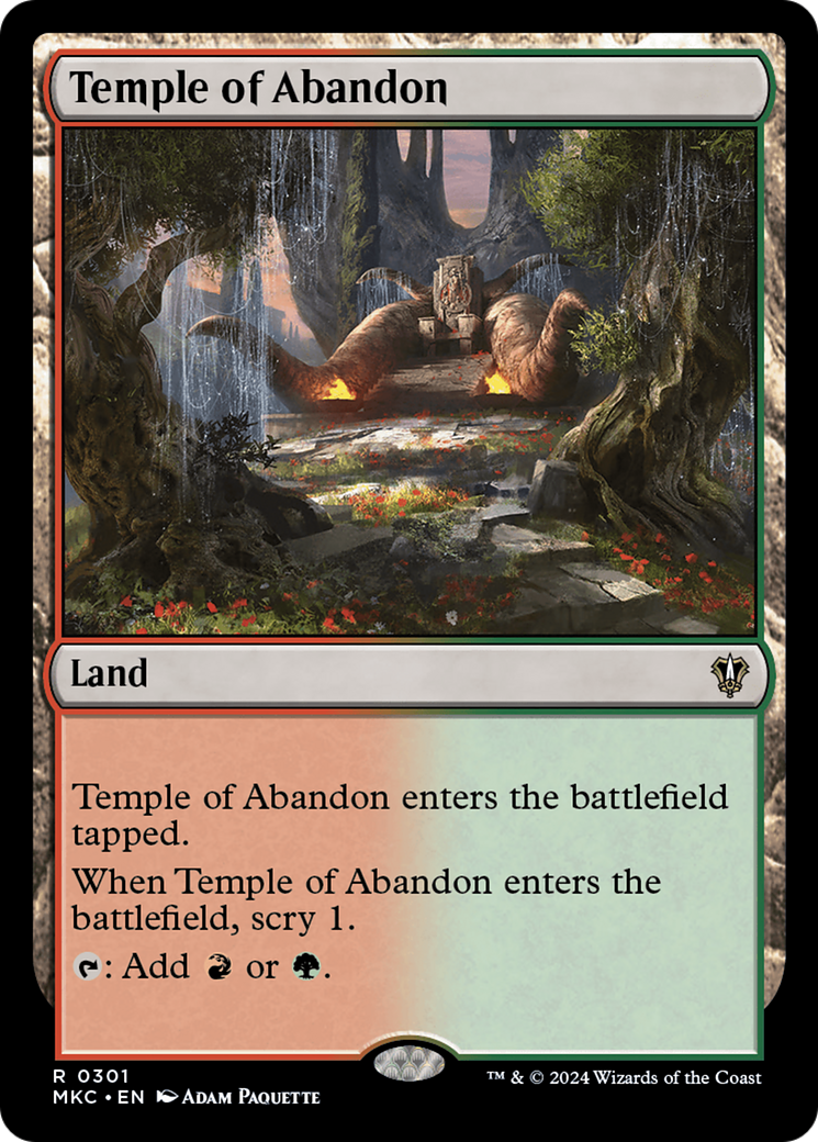 Temple of Abandon (301) - Murders at Karlov Manor Commander