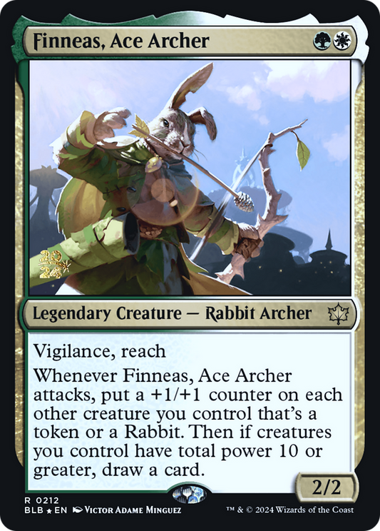 Finneas, Ace Archer [Bloomburrow Prerelease Promos]