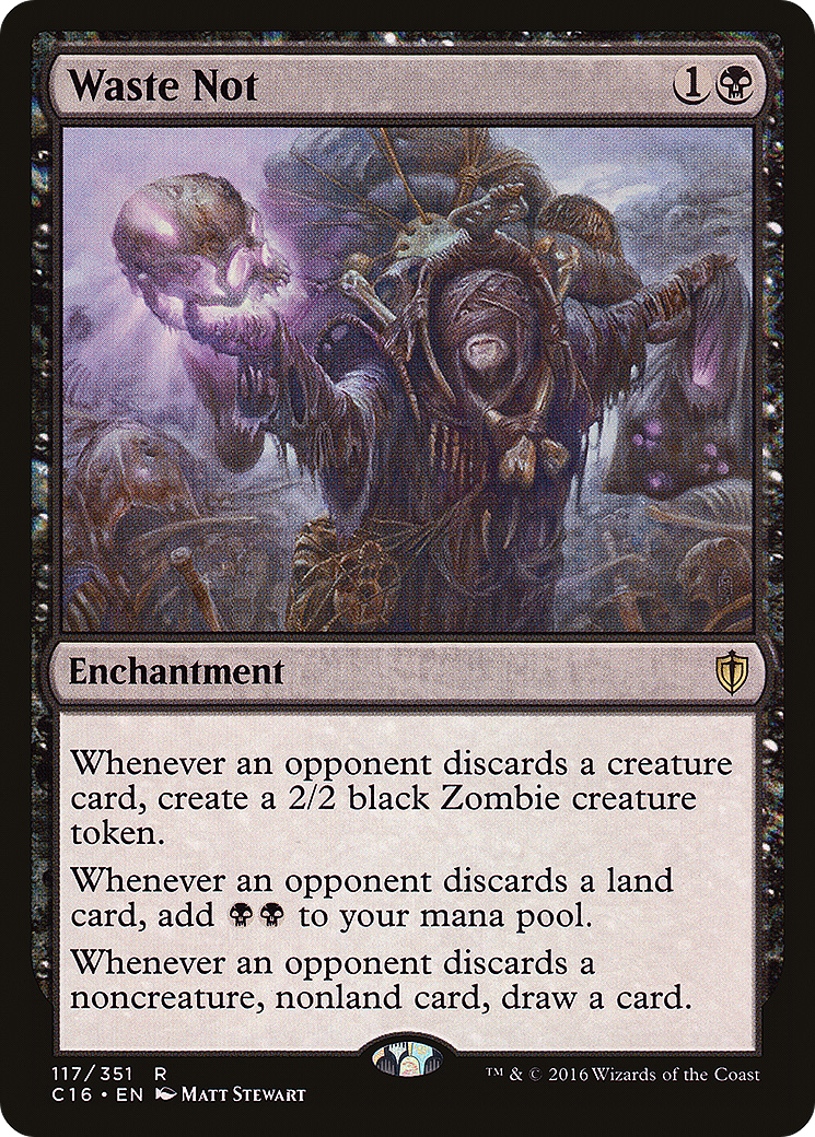 Waste Not [Commander 2016] | Silver Goblin