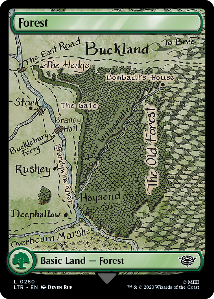 Forest (280) Foil - The Lord of the Rings: Tales of Middle-earth