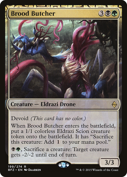 Brood Butcher (199) Foil - Battle for Zendikar