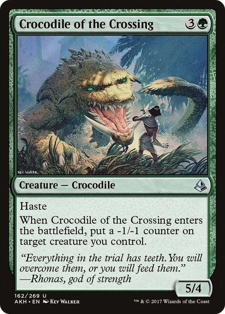 Crocodile of the Crossing (162) Foil - Amonkhet