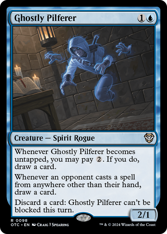 Ghostly Pilferer (098) - Outlaws of Thunder Junction Commander