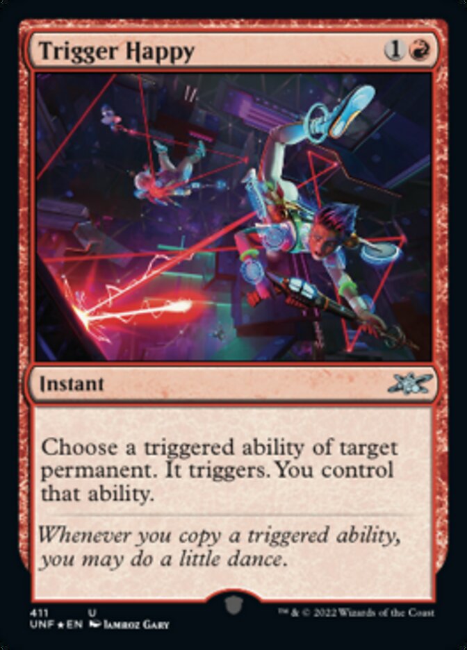 Trigger Happy (Galaxy Foil) [Unfinity] | Silver Goblin