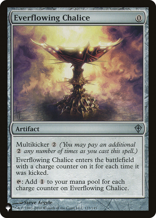 Everflowing Chalice (WWK-123) - The List
