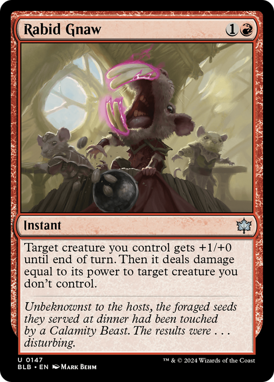Rabid Gnaw [Bloomburrow] Foil