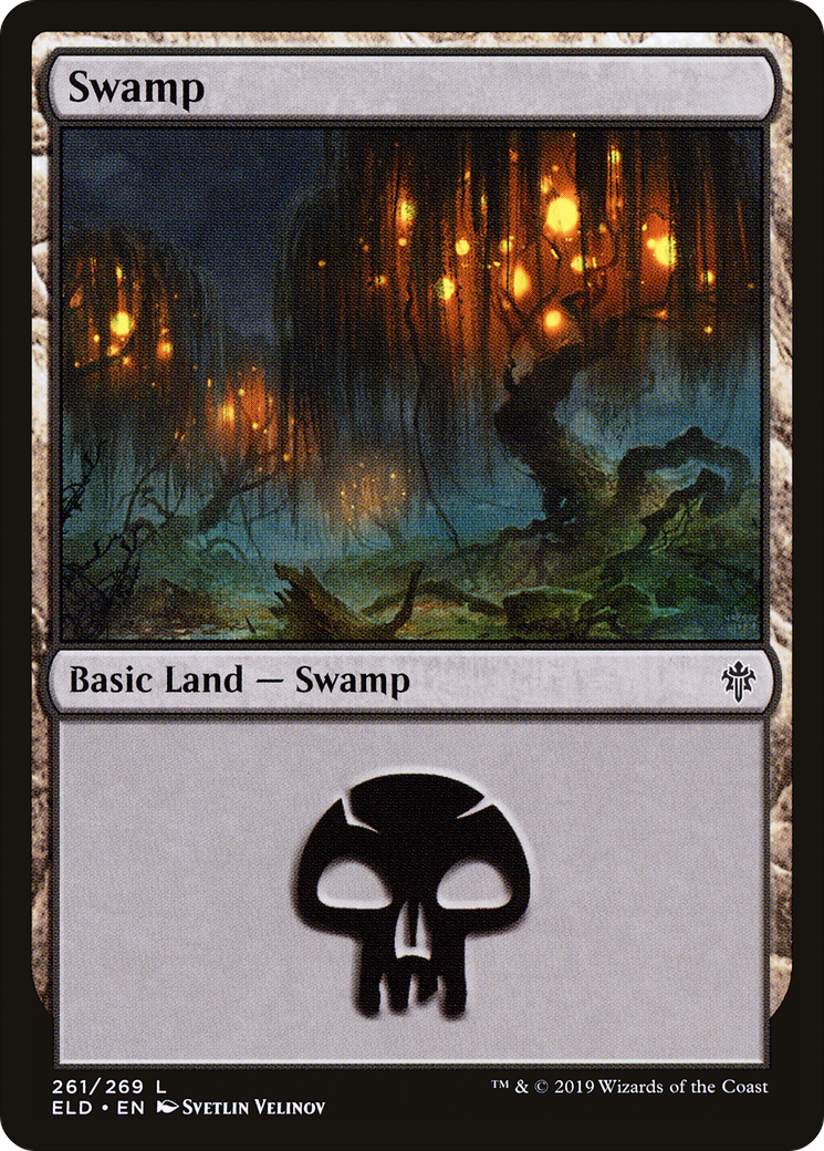 Swamp (261) - Throne of Eldraine