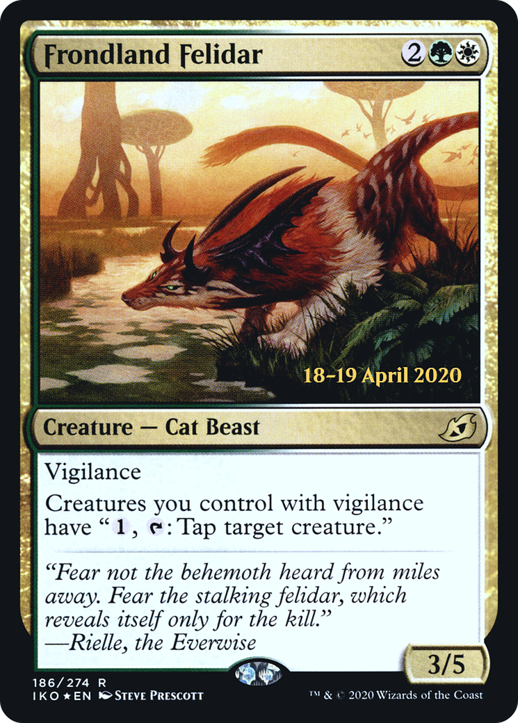 Frondland Felidar (186) Foil - Ikoria: Lair of Behemoths Promos