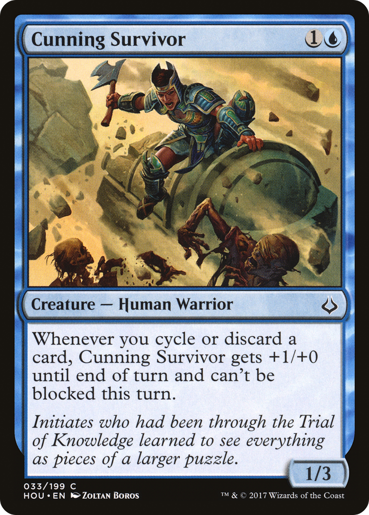 Cunning Survivor (033) Foil - Hour of Devastation