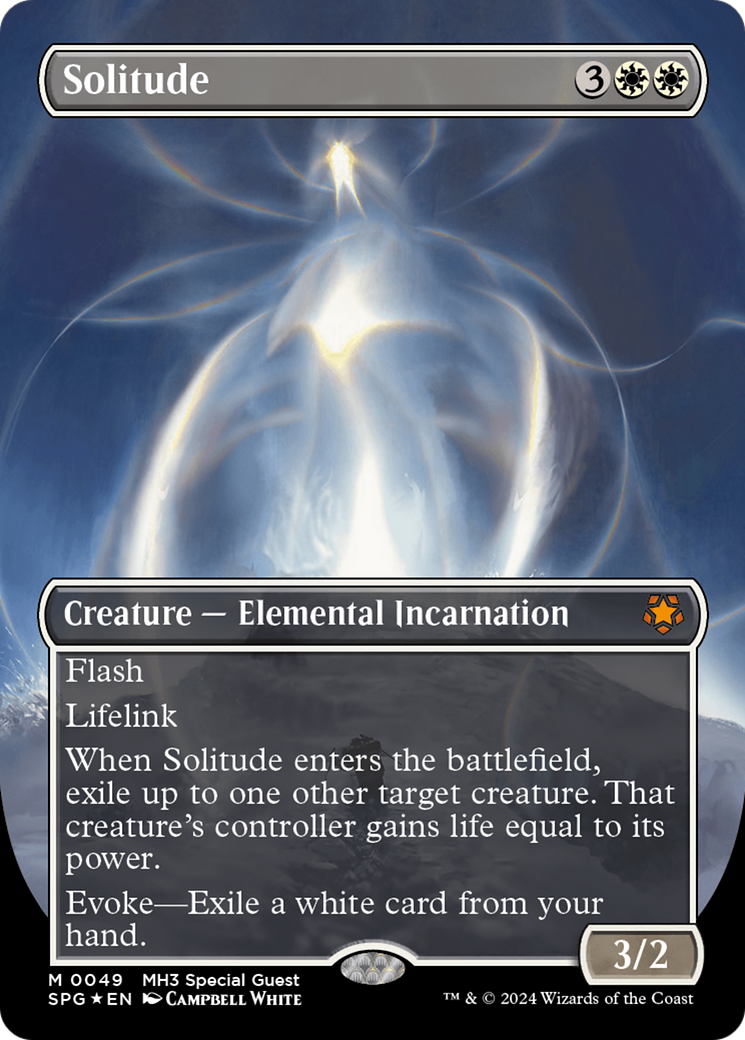 Solitude (Borderless) (Textured Foil) (049) Foil - Special Guests