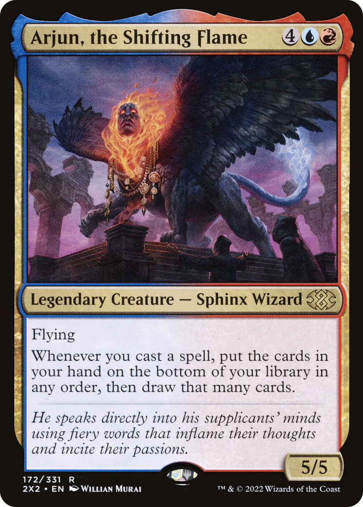 Arjun, the Shifting Flame (172) Foil - Double Masters 2022