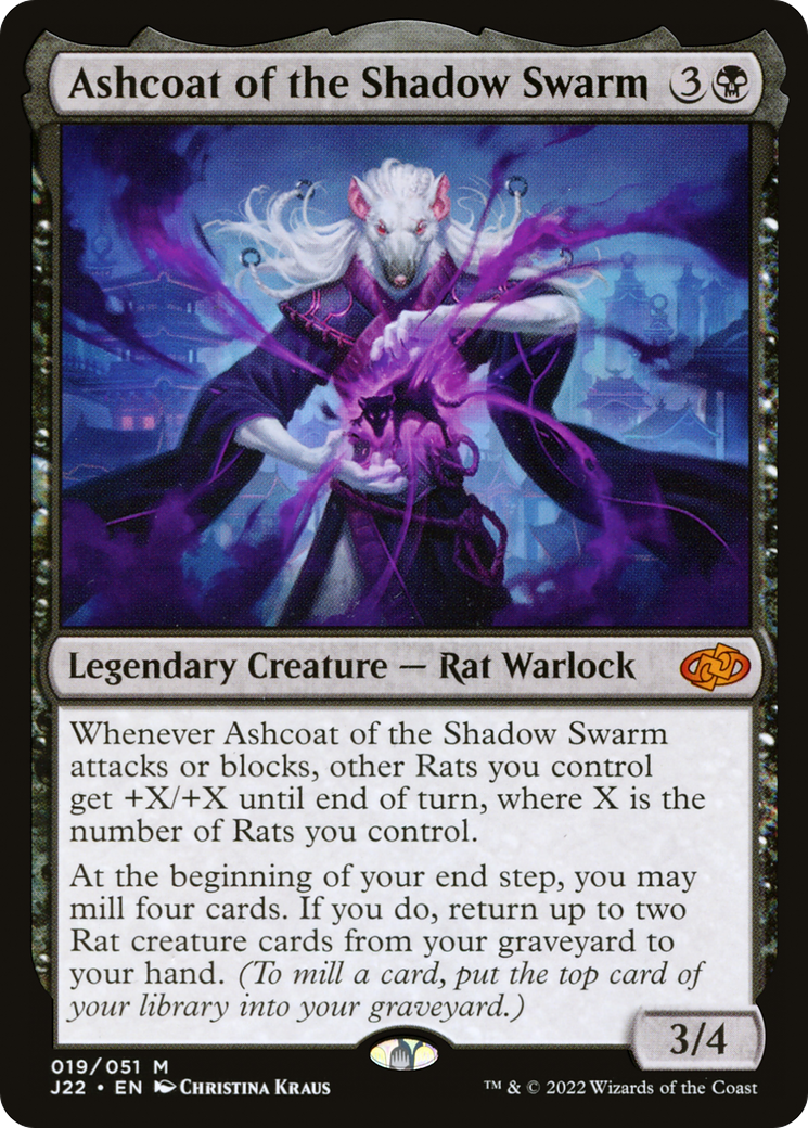 Ashcoat of the Shadow Swarm (019) - Jumpstart 2022