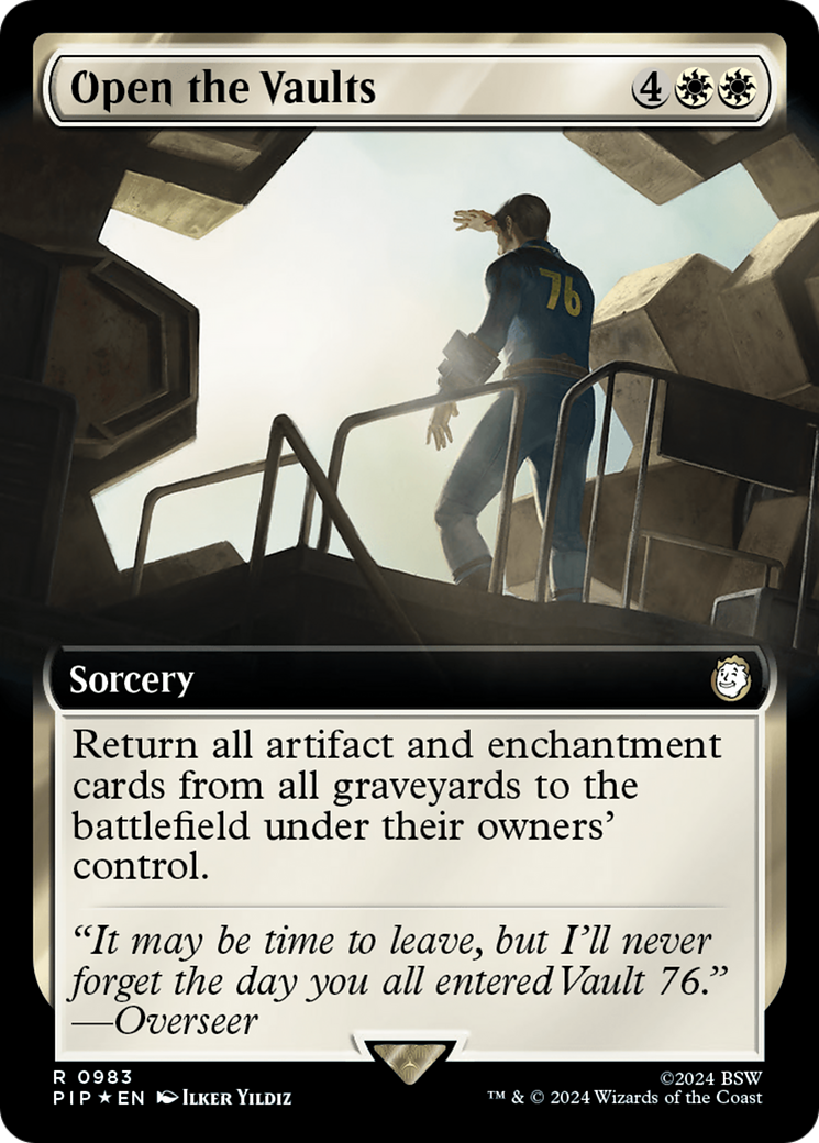 Open the Vaults (Extended Art) (Surge Foil) [Fallout] | Silver Goblin