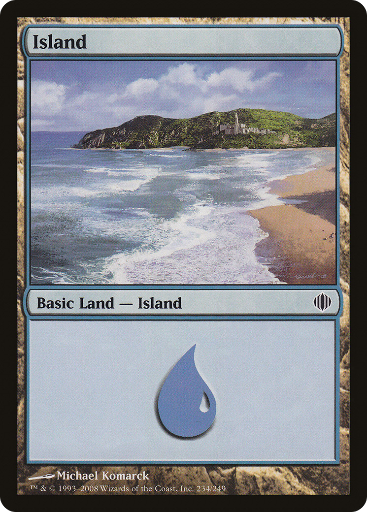 Island (234) [Shards of Alara] Foil