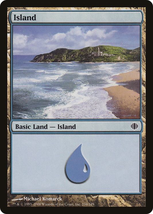 Island (234) [Shards of Alara] Foil
