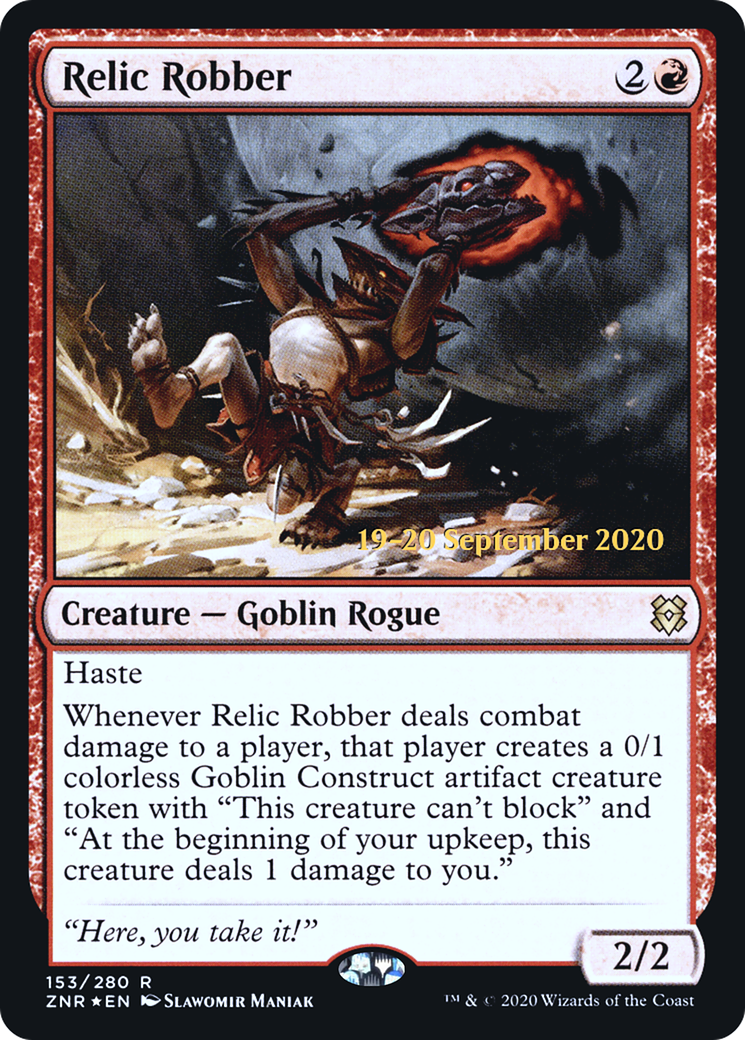 Relic Robber (153) Foil - Zendikar Rising Promos