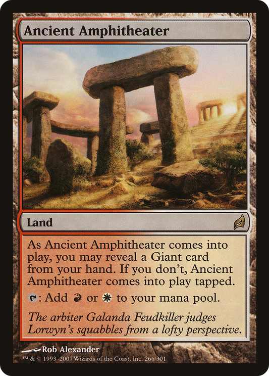 Ancient Amphitheater (266) Foil - Lorwyn
