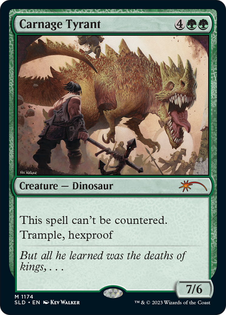 Carnage Tyrant (1174) Foil - Secret Lair Drop