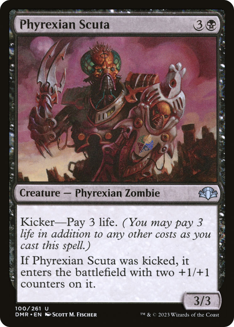 Phyrexian Scuta [Dominaria Remastered] | Silver Goblin