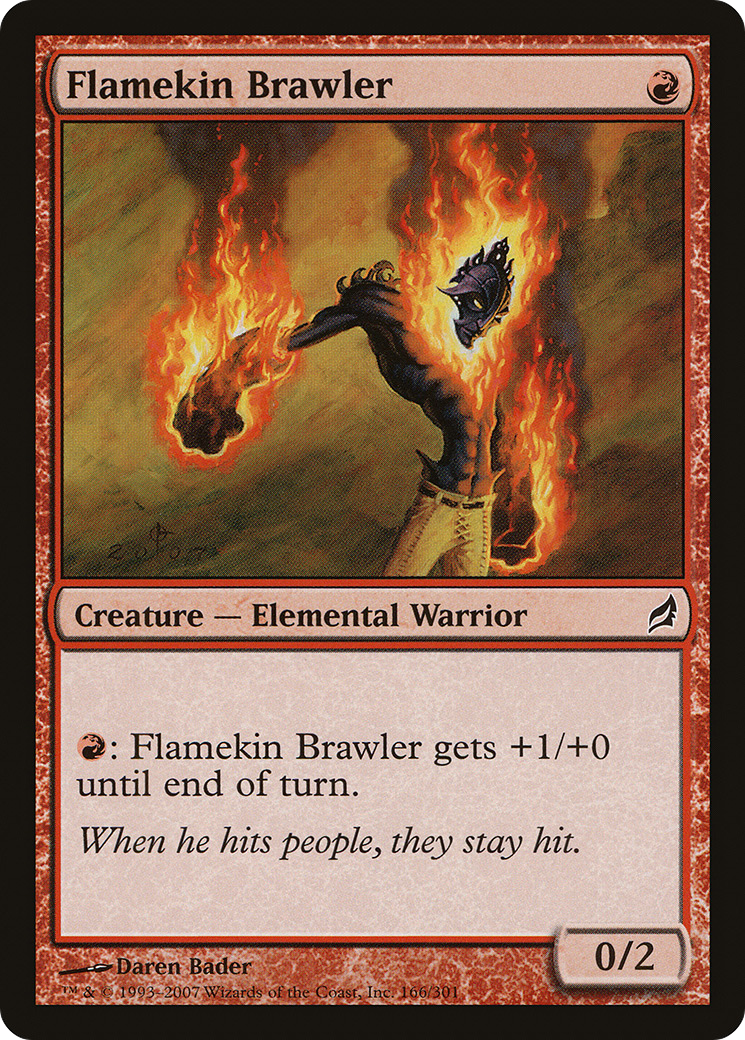 Flamekin Brawler (166) - Lorwyn