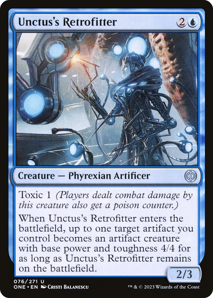 Unctus's Retrofitter (076) - Phyrexia: All Will Be One