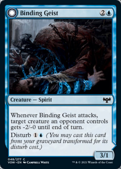 Binding Geist // Spectral Binding (048) Foil - Innistrad: Crimson Vow